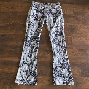 ALLEN SCHWARTZ | ABS Flare Zipper Jeans